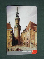 Card calendar, matáv telecommunications rt. Detail of Sopron fire tower, 1998, (3)