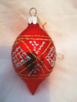 Old glass Christmas tree ornament