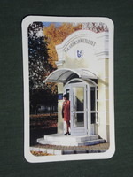 Card calendar, savings association of Mohács and its region, branch building, 1999, (3)