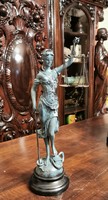 Justitia, az igazság Istennője - bronz szobor