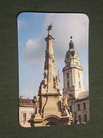 Kártyanaptár, Mohács és vidéke Takarékszövetkezet, Pécs Szentháromság szobor, 1999,   (3)