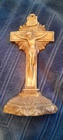 A rare antique bone-carved crucifix