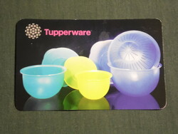 Kártyanaptár, Tupperware műanyag  dobozok, 1998,   (3)