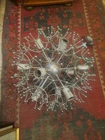 Retro sputnyik chandelier with 12 arms, good and heavy