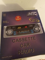 Mtc tk-6010 car radio with cassette recorder