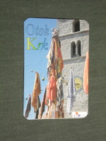 Card calendar, Croatia, croatia opatija, 1998, (3)