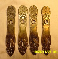 2 Pair of original Art Nouveau doorknobs