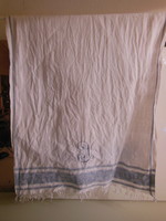 Kitchen cloth - 120 x 53 cm - monogrammed - cotton - old - Austrian - perfect