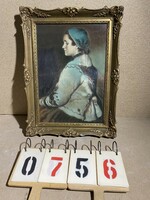 Glatz jelzéssel olaj, kartonon festmény, 33 x 50 cm-es. 0756