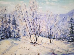 Natalia Hepp: winter in the mountains