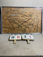 Ruzicskay jelzéssel festmény, vegyestechnika, kartonon, 95 x 63 cm-es