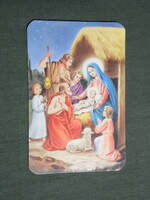 Card calendar, religion, little Jesus, graphic artist, 2008, (3)