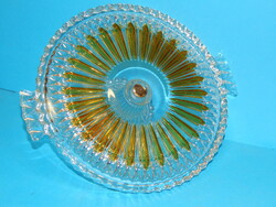 30 cm crystal cake stand, in perfect condition