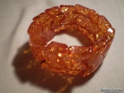 Now discounted, cast amber bracelet