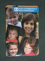 Card calendar, sos children's village, Budapest, children's model, 2009, (3)