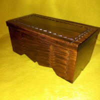 Handmade wooden chest, jewelry holder, storage box.