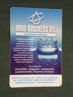 Card calendar, unio business water purification Pécs, 2009, (3)
