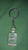 Retro advertising key ring chinoin pharmaceutical company no-spa plastic bottle as shown in the pictures