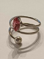 Mutatós ezüst gyűrű