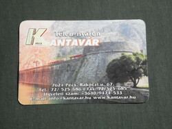 Kártyanaptár, Kantavár utazási iroda Pécs, 2009,   (3)