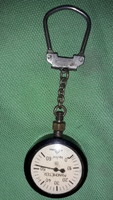 Retro 1980 key holder with manometer, the watch and instrument manufacturer's parts are 20 years old, according to the pictures