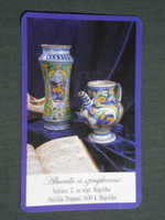 Card calendar, pharmacy, pharmacy ceramics, syrup jug, 2004, (3)
