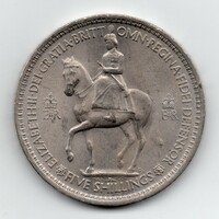 Nagy-Btitannia Egyesült királyság 5 shilling, 1953, emlékveret