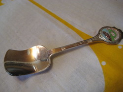 Emlékkanál  , Peterborough  S A , 12 cm  , ezüstözött