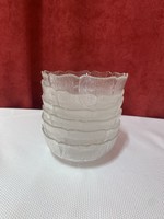 Glass bowl / compote bowl 6 pcs