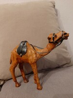 Beautiful camel sculpture covered in leather