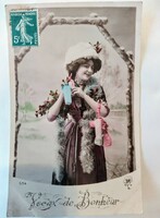 Old French postcard - Christmas