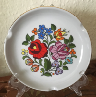 Kalocsai hand-painted porcelain ashtray