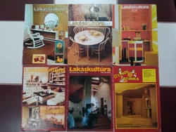 6 old interior design magazines from the 1970s (apartment culture, home and technology)
