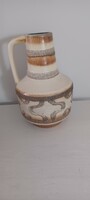 Retro jug vase with handles