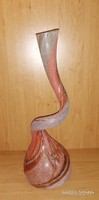 Twisted glass vase - 40 cm (1/d)