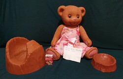 Zapf teddy bear. Teddy bear, bear... For sale with beautiful accessories