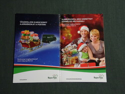 Card calendar, Hungarian Post, festive, Christmas, family model, 2011, (3)