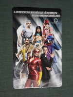 Card calendar, toto lottery game, movie heroes, 2013, (3)