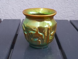 Zsolnay eozin Pécs szuvenír váza