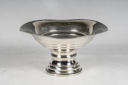 Silver art deco offering decorated with pearl decor