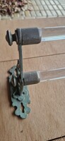 French glass-metal towel holder