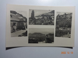 Old postcard: Badacsony, 50s