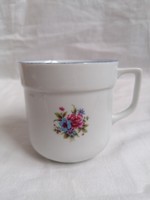 Rare lowland porcelain mug with flowers