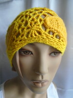French crocheted, romantic handmade hat.