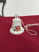 Beautiful porcelain pirken-hammer bell Christmas festive holiday Christmas