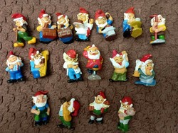 Kinder dwarf figures (17 pcs.)