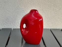 1,-HUF red Zsolnay eozin extremely rare palatine judit large vase will arrive before the holidays!