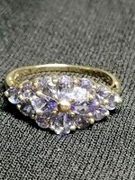 Tanzánia drágaköves arany gyűrű