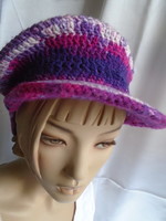 Handcrafted, crocheted hat.
