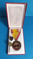 10 years in the armed service of the homeland, merit medal + 2 kiosk badges